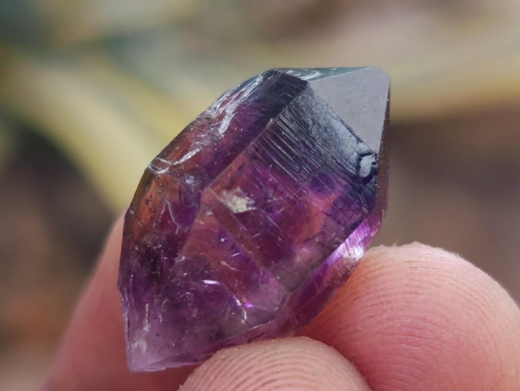 Natural Smokey Window Amethyst Crystals x 1kg Lot From Chiredzi, Zimbabwe - Toprock Gemstones and Minerals 