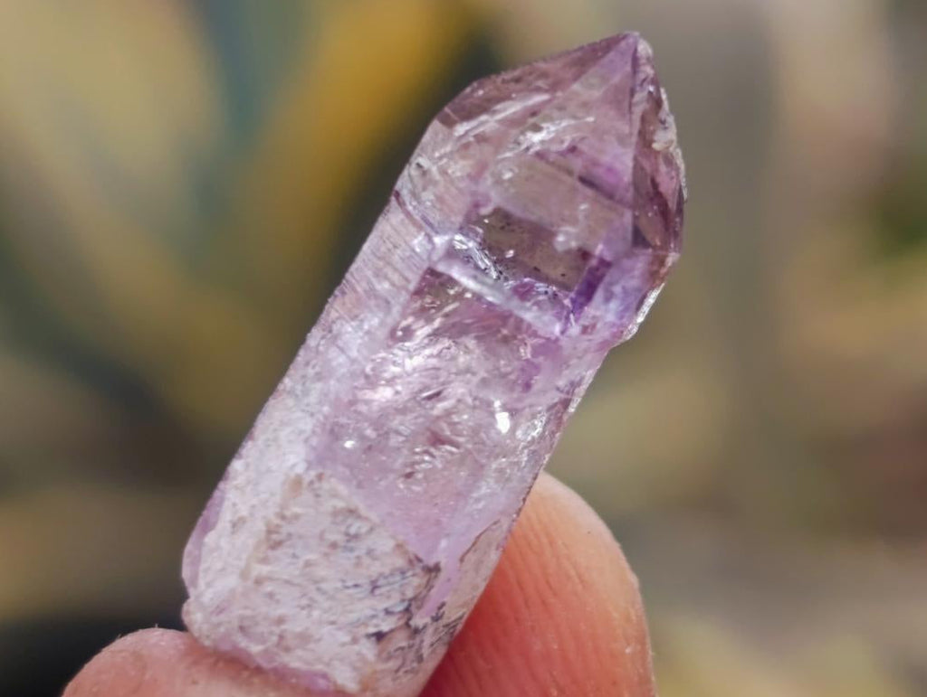 Natural Smokey Window Amethyst Crystals x 1kg Lot From Chiredzi, Zimbabwe - Toprock Gemstones and Minerals 