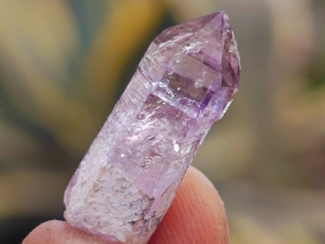 Natural Smokey Window Amethyst Crystals x 1kg Lot From Chiredzi, Zimbabwe - Toprock Gemstones and Minerals 