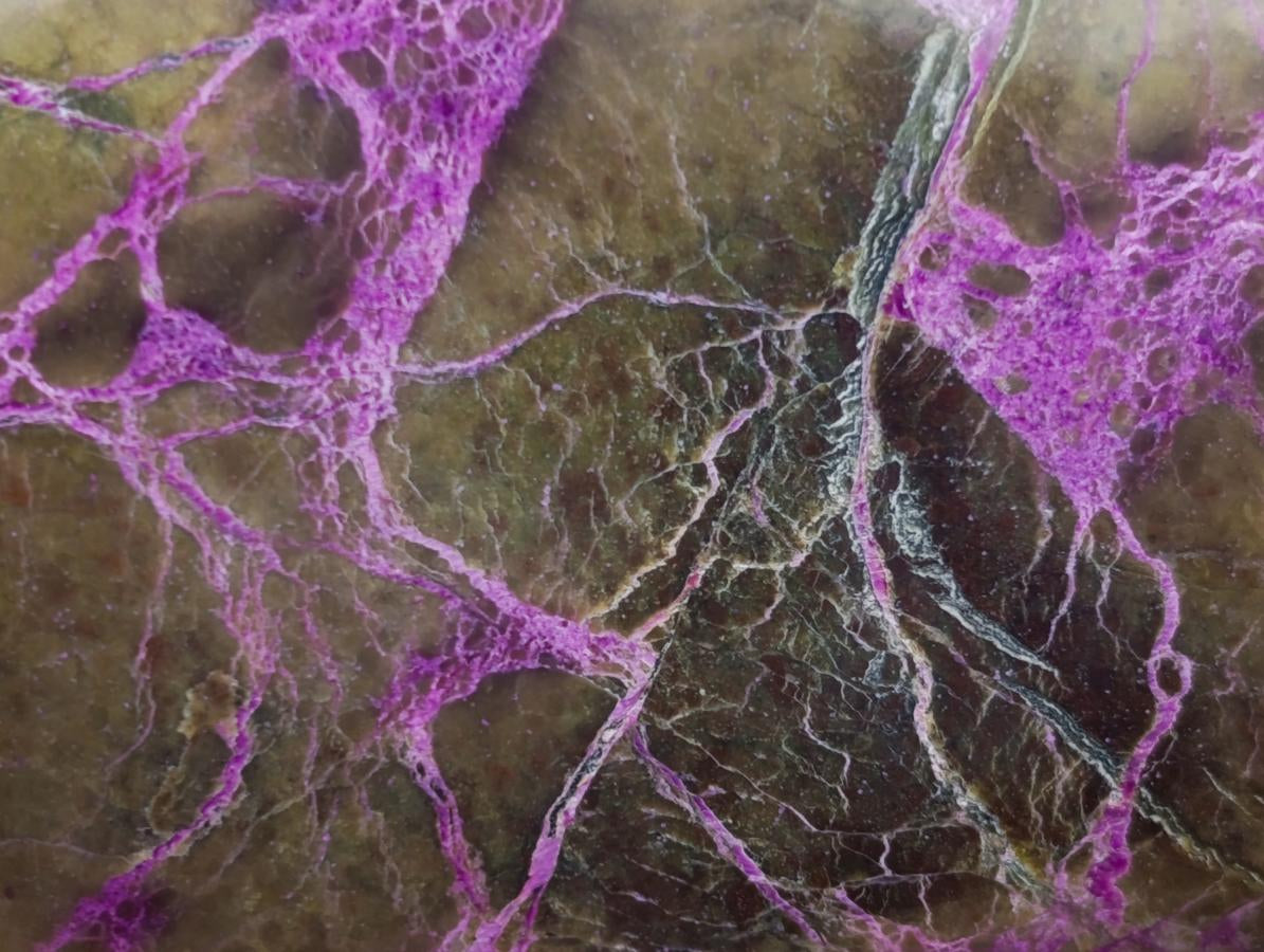 Polished Stichtite Standing Free Forms x 3 From Barberton, South Africa - Toprock Gemstones and Minerals 