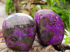 Polished Stichtite Standing Free Forms x 3 From Barberton, South Africa - Toprock Gemstones and Minerals 