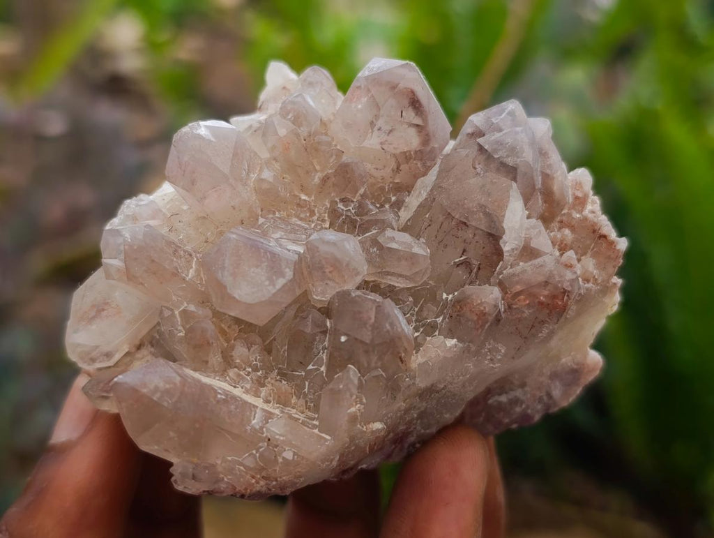 Natural Red Hematoid Quartz Crystals x 12 From Karoi, Zimbabwe - Toprock Gemstones and Minerals 