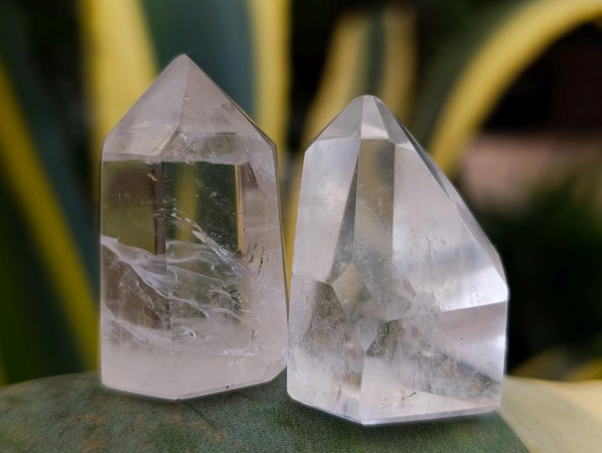 Polished Small Clear Quartz Crystal Points x 35 From Madagascar - Toprock Gemstones and Minerals 