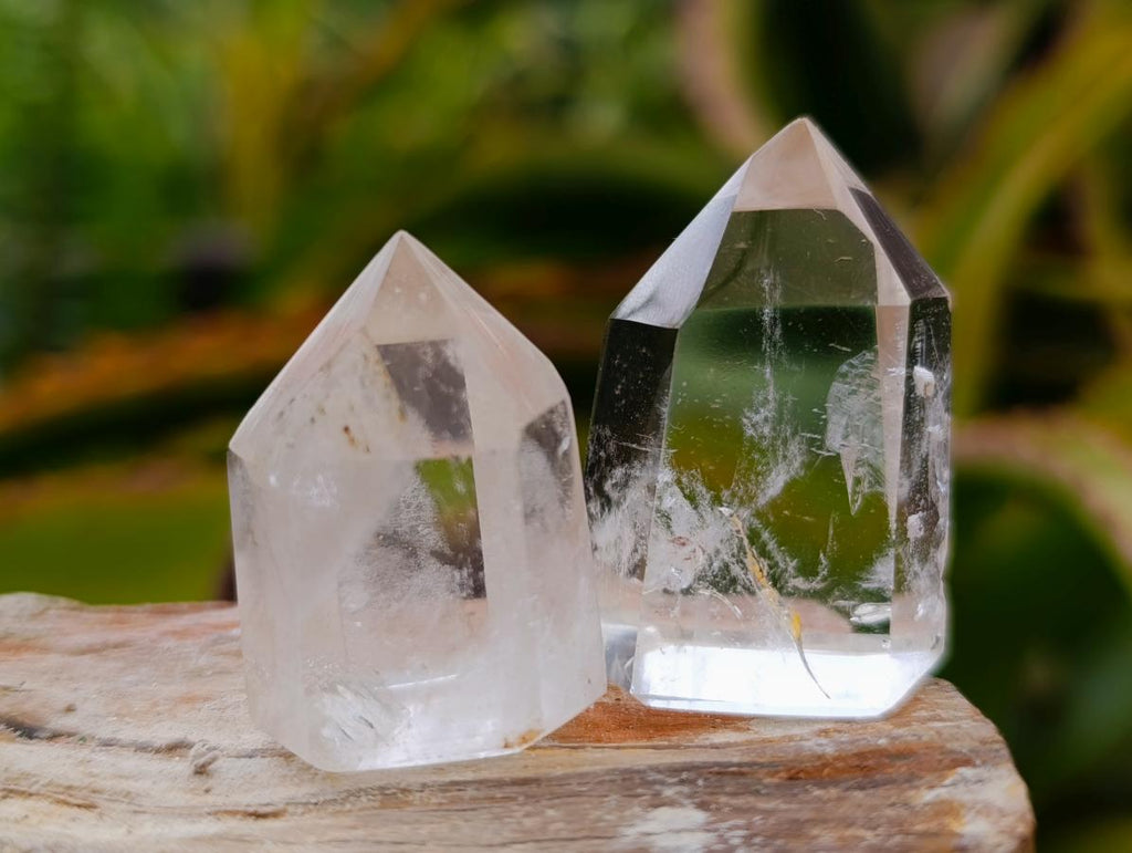 Polished Small Clear Quartz Crystal Points x 35 From Madagascar - Toprock Gemstones and Minerals 