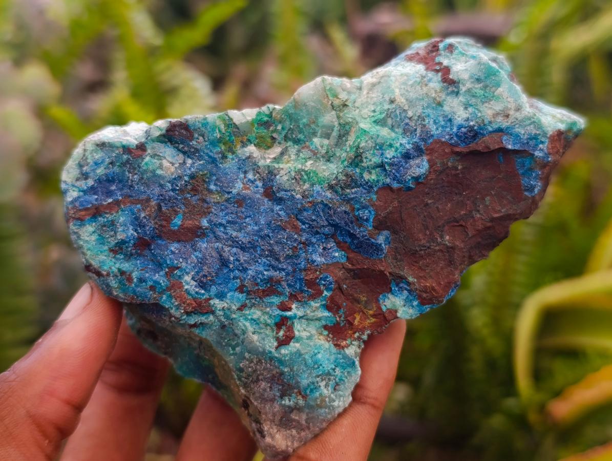 Natural Cobbed Shattuckite Specimens x 12 From Kaokoveld, Namibia - Toprock Gemstones and Minerals 