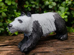 Handmade Large Panda Soapstone Carving x 1 From Zimbabwe - Toprock Gemstones and Minerals 