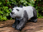 Handmade Large Panda Soapstone Carving x 1 From Zimbabwe - Toprock Gemstones and Minerals 