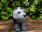 Handmade Large Panda Soapstone Carving x 1 From Zimbabwe - Toprock Gemstones and Minerals 