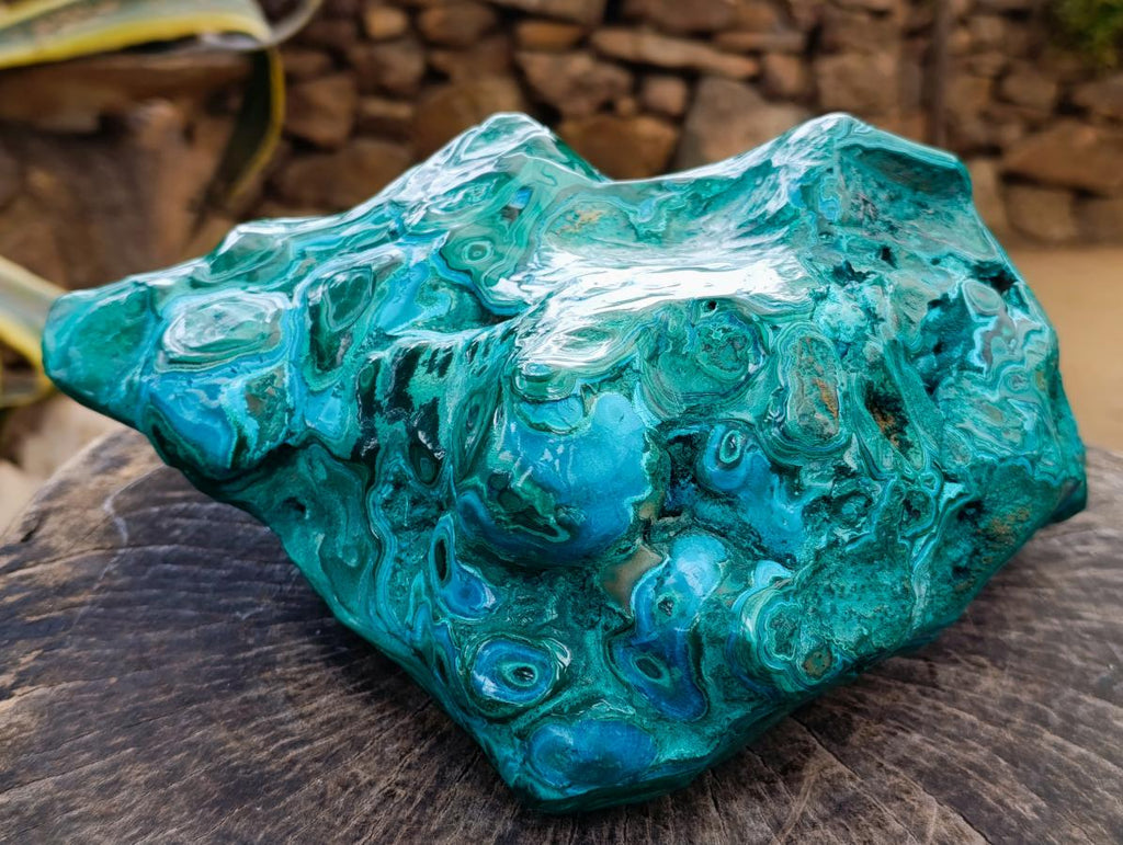 Polished XL Malacolla Display Free Form x 1 From Kulukuluku, Congo - Toprock Gemstones and Minerals 