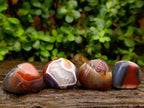 Polished Red Shashe River Agate Galets x 70 From Shashe River, Zimbabwe - Toprock Gemstones and Minerals 