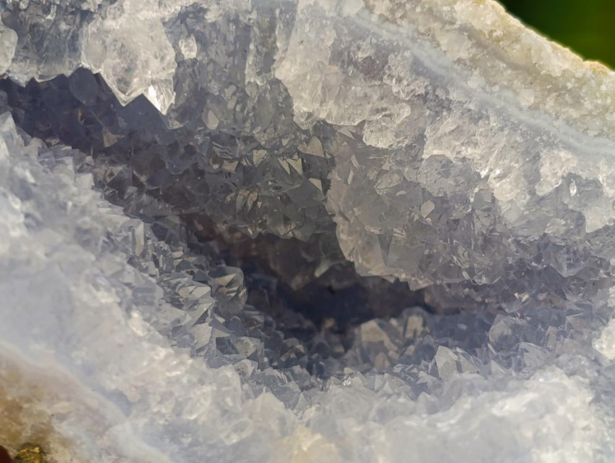 Natural Blue Lace Agate Cluster Specimens x 12 From Nsanje, Malawi - Toprock Gemstones and Minerals 