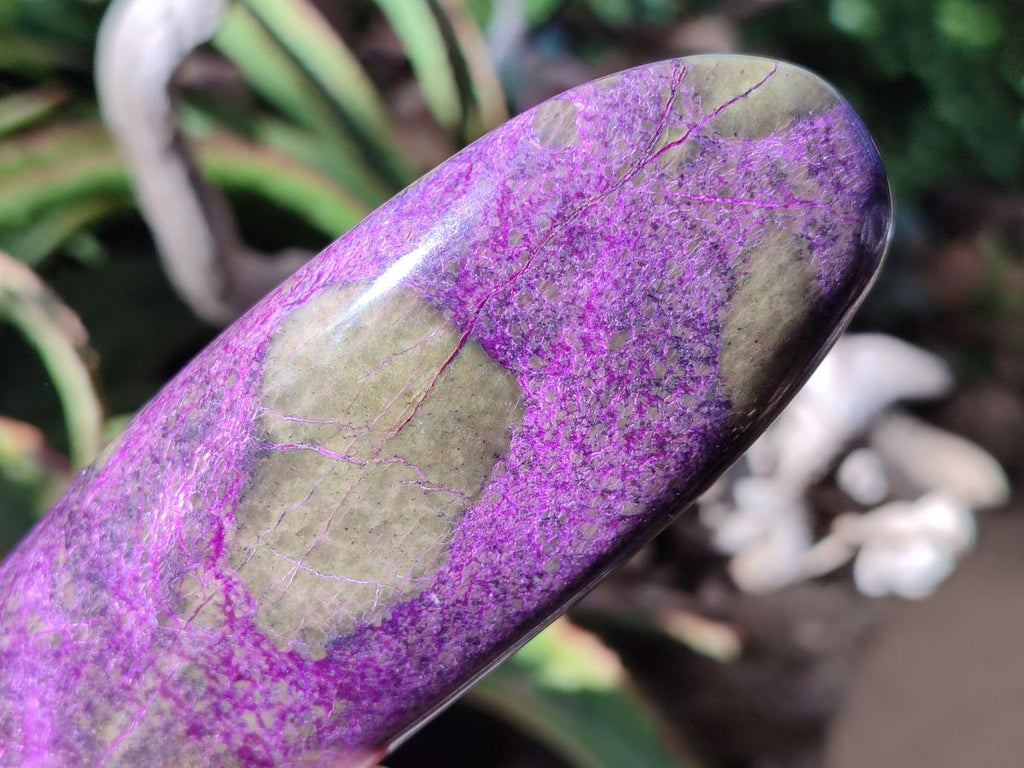 Polished Stichtite Standing Free Forms x 4 From Barberton, South Africa - Toprock Gemstones and Minerals 