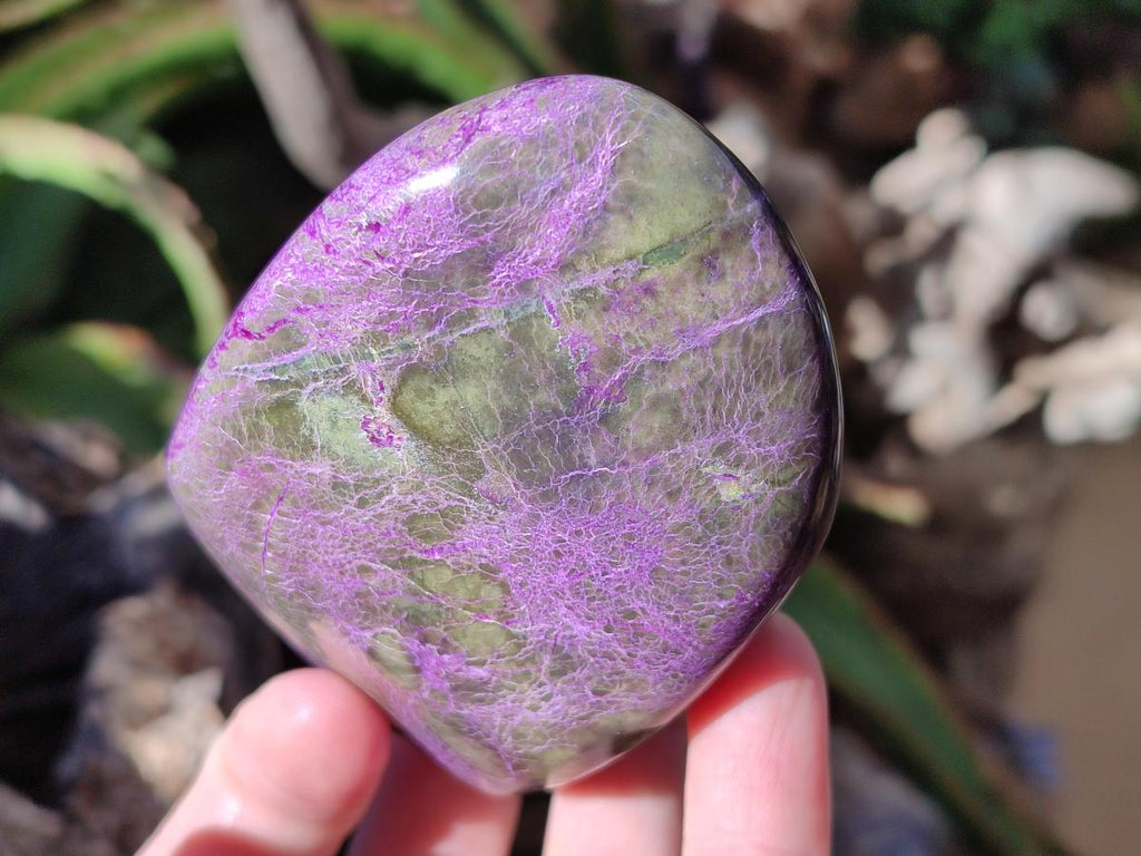 Polished Stichtite Standing Free Forms x 4 From Barberton, South Africa - Toprock Gemstones and Minerals 