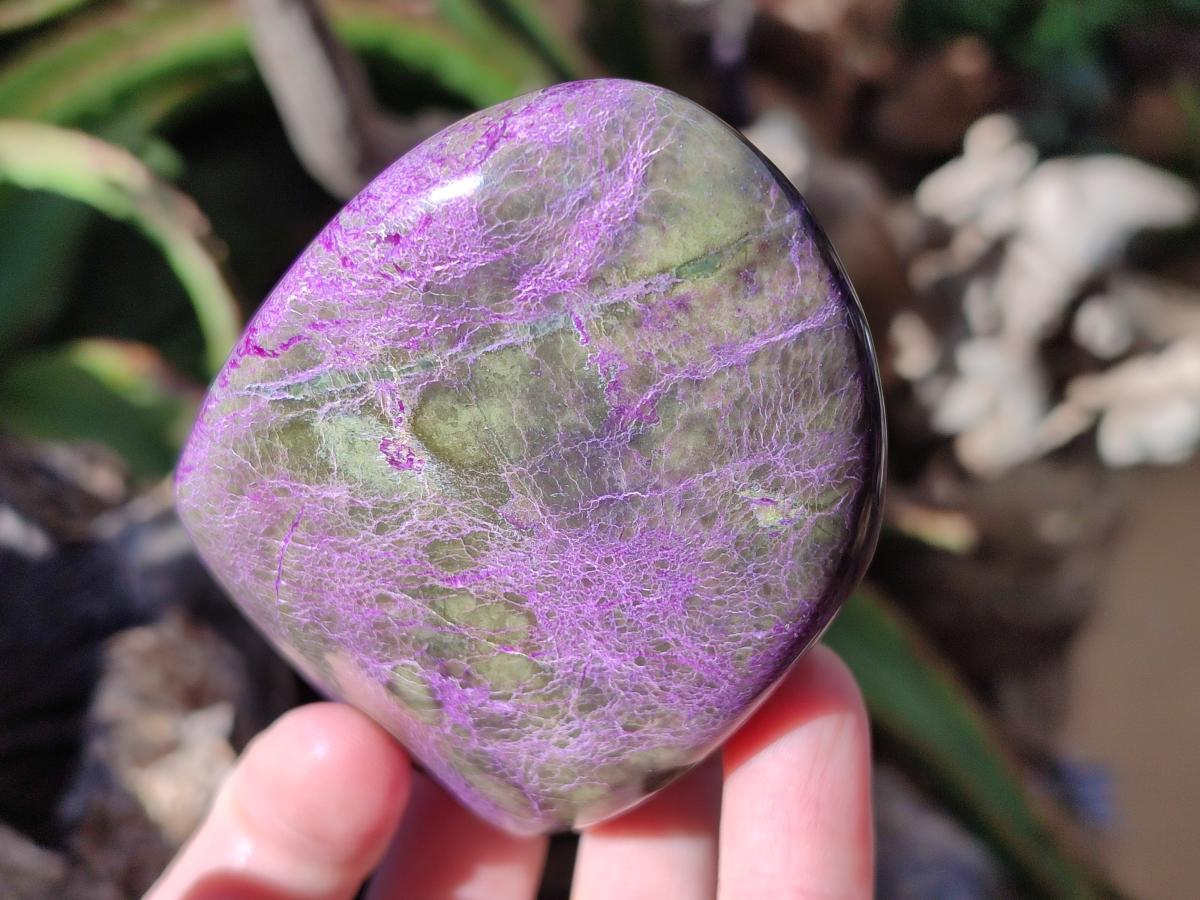 Polished Stichtite Standing Free Forms x 4 From Barberton, South Africa - Toprock Gemstones and Minerals 