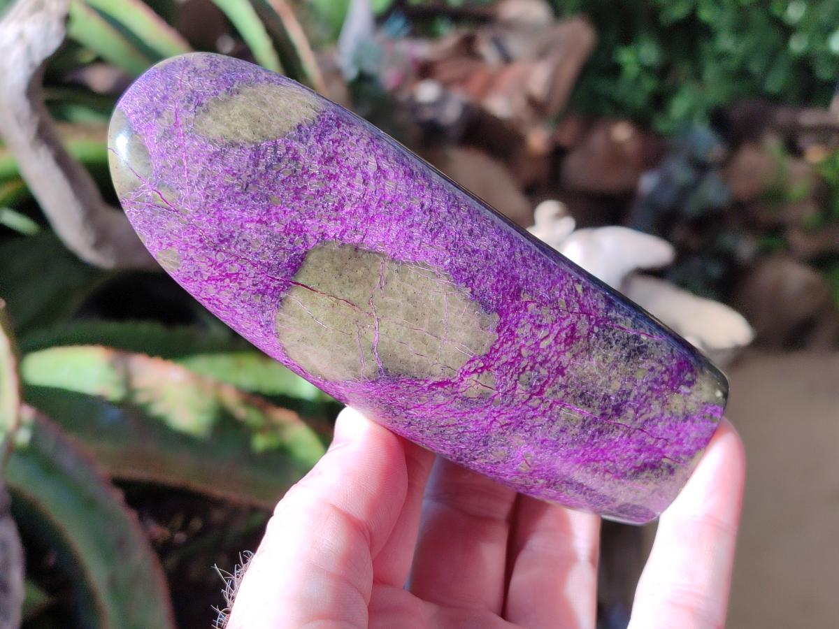 Polished Stichtite Standing Free Forms x 4 From Barberton, South Africa - Toprock Gemstones and Minerals 