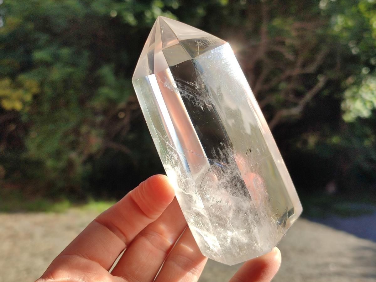 Polished Clear Quartz Display Crystals x 6 From Madagascar - Toprock Gemstones and Minerals 