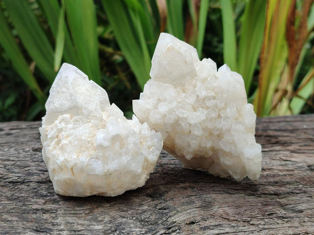 Natural Cascading Candle Quartz Clusters x 12 From Antsirabe, Madagascar - Toprock Gemstones and Minerals 