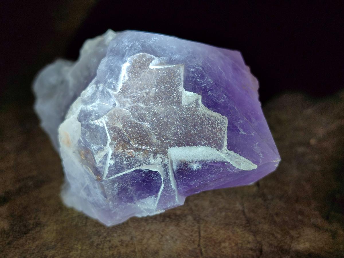 Natural Jacaranda Amethyst Single Crystals x 12 From Mumbwa, Zambia - Toprock Gemstones and Minerals 