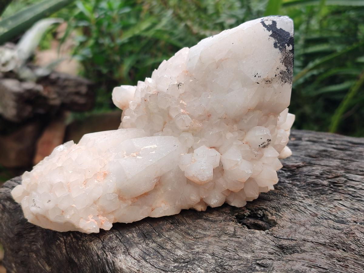 Natural Cascading Candle Quartz Clusters x 2 From Antsirabe, Madagascar - Toprock Gemstones and Minerals 