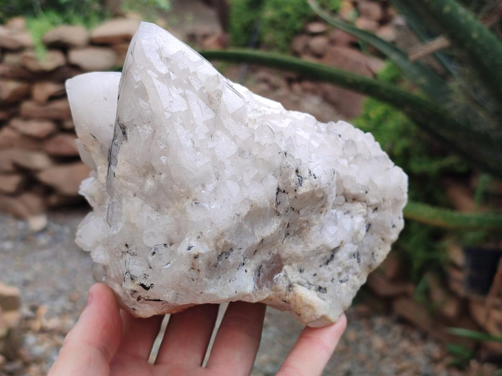 Natural Cascading Candle Quartz Clusters x 2 From Antsirabe, Madagascar - Toprock Gemstones and Minerals 