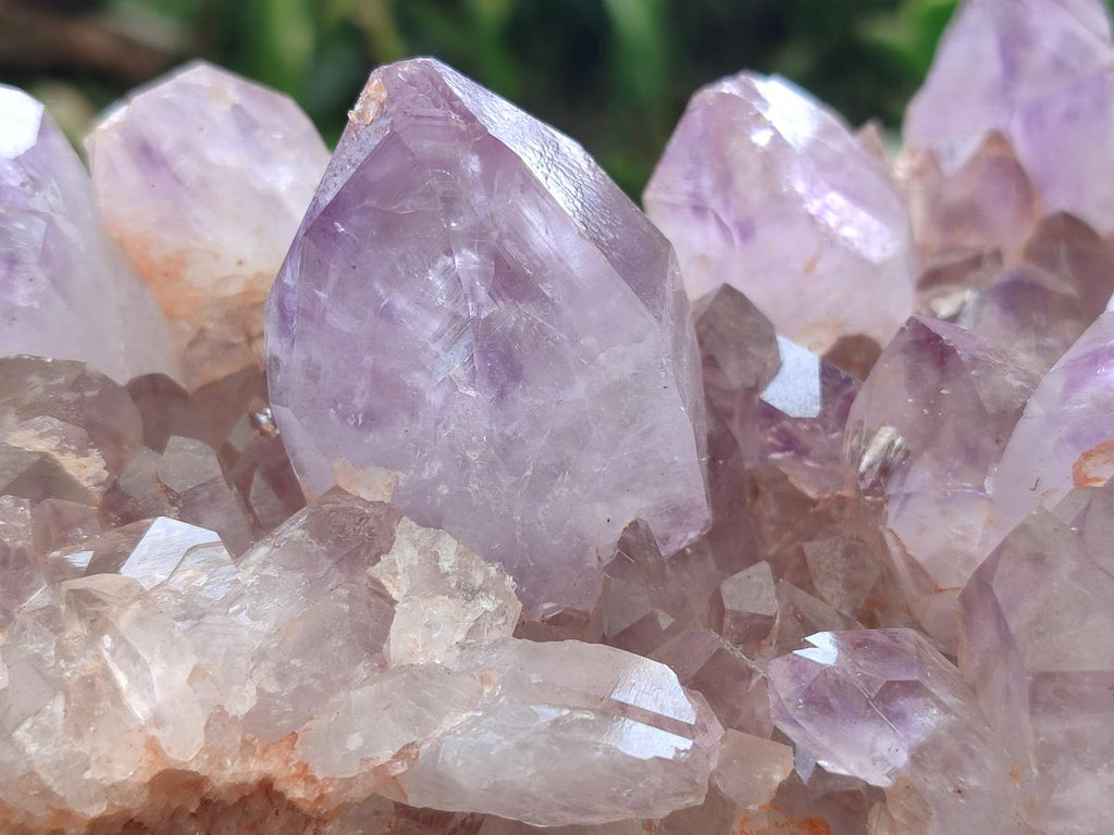 Natural Jacaranda Amethyst Crystal Clusters x 2 From Mumbwa, Zambia - Toprock Gemstones and Minerals 