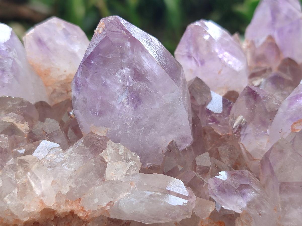 Natural Jacaranda Amethyst Crystal Clusters x 2 From Mumbwa, Zambia - Toprock Gemstones and Minerals 