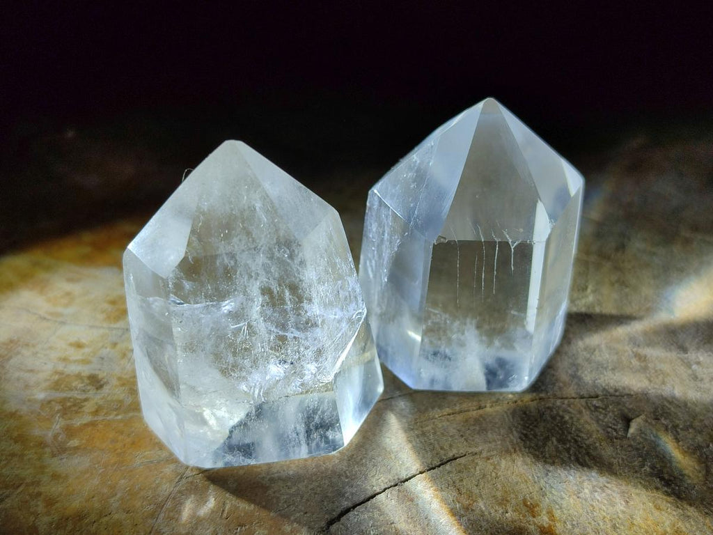 Polished Clear Quartz Crystals x 20 From Madagascar - Toprock Gemstones and Minerals 