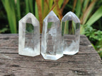 Polished Clear Quartz Crystals x 20 From Madagascar - Toprock Gemstones and Minerals 