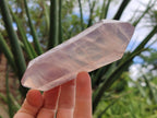 Polished Large Double Terminated Gemmy Rose Quartz Crystals x 6 From Madagascar - Toprock Gemstones and Minerals 