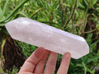 Polished Large Double Terminated Gemmy Rose Quartz Crystals x 6 From Madagascar - Toprock Gemstones and Minerals 