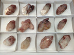 Natural Red Hematoid Quartz Crystals and Clusters x 12 From Karoi, Zimbabwe - Toprock Gemstones and Minerals 