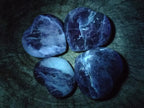 Polished Large Lepidolite and Smokey Quartz Hearts x 12 From Ambatondrazaka, Madagascar - Toprock Gemstones and Minerals 