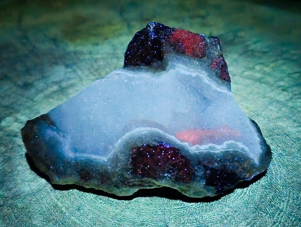 Natural Blue Lace Agate Clusters Specimens x 6 From Nsanje, Malawi - Toprock Gemstones and Minerals 