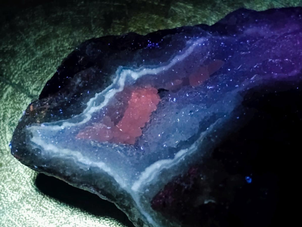 Natural Blue Lace Agate Clusters Specimens x 6 From Nsanje, Malawi - Toprock Gemstones and Minerals 