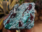 Natural Drusy Coated Chrysocolla After Azurite and Malachite Pseudomorphs x 4 From Lupoto Mine, Congo - Toprock Gemstones and Minerals 