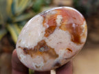 Polished Flower Agate Palm Stones x 24 From Antsahalova, Madagascar - Toprock Gemstones and Minerals 