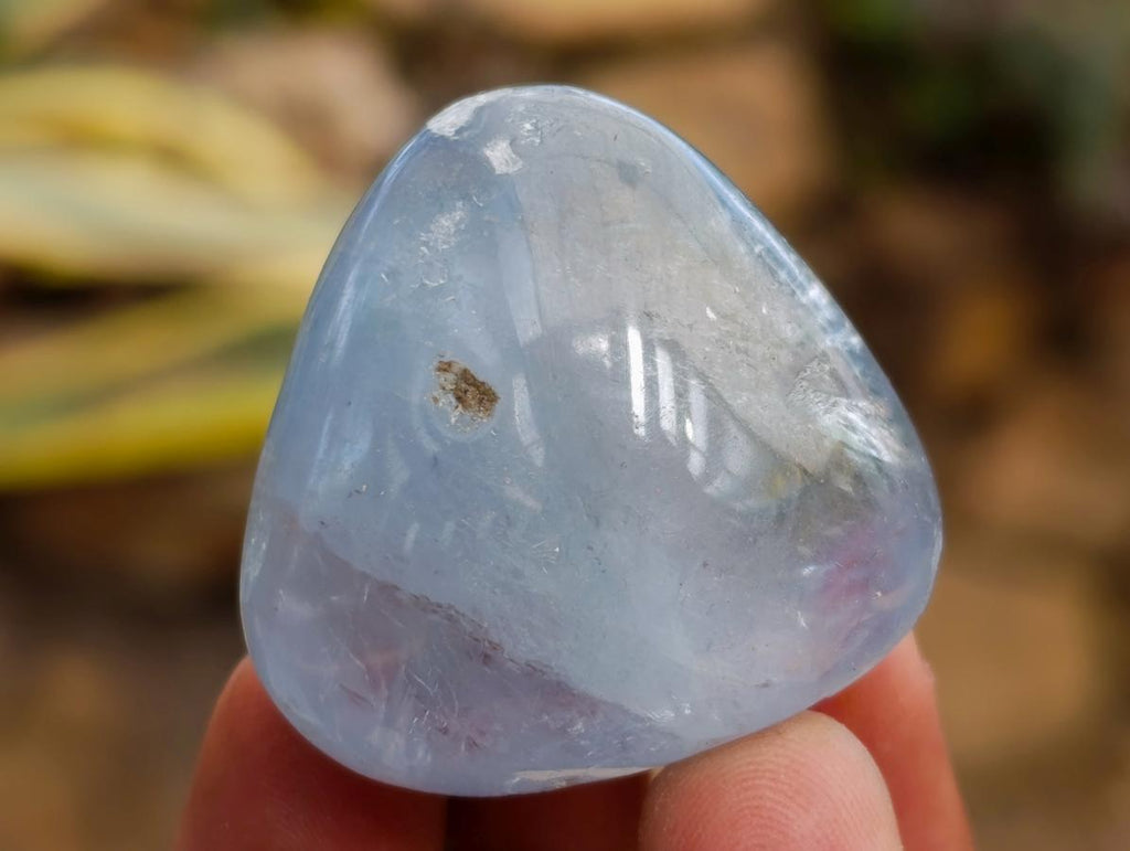 Polished Blue Celestite Free Forms x 40 From Sakoany, Madagascar - Toprock Gemstones and Minerals 