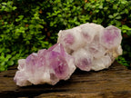 Natural Jacaranda Amethyst Crystal Clusters x 2 From Mumbwa, Zambia - Toprock Gemstones and Minerals 