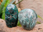 Polished Emerald Mica 'Mutokolite' Standing Free Forms x 4 From Mutoko, Zimbabwe - Toprock Gemstones and Minerals 