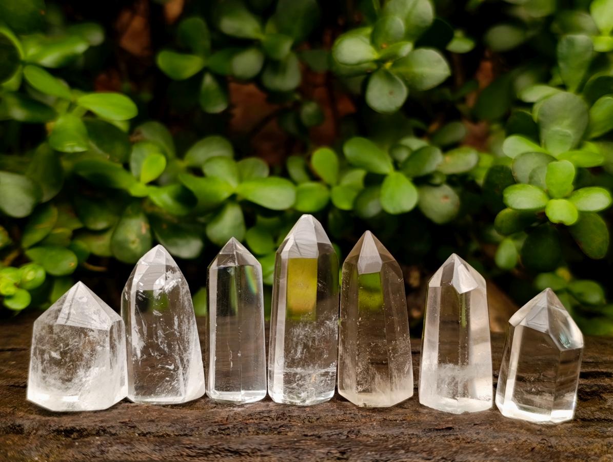 Polished Clear Quartz Crystal Points x 35 From Madagascar - Toprock Gemstones and Minerals 