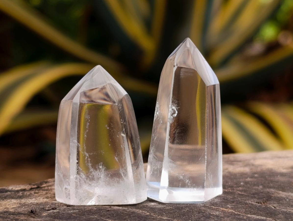 Polished Clear Quartz Crystal Points x 35 From Madagascar - Toprock Gemstones and Minerals 