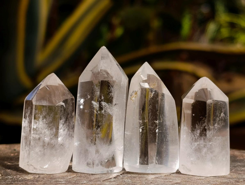Polished Clear Quartz Crystal Points x 35 From Madagascar - Toprock Gemstones and Minerals 