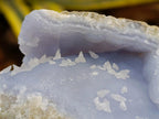 Natural Large Blue Lace Agate Geode Specimens x 6 From Nsanje, Malawi - Toprock Gemstones and Minerals 