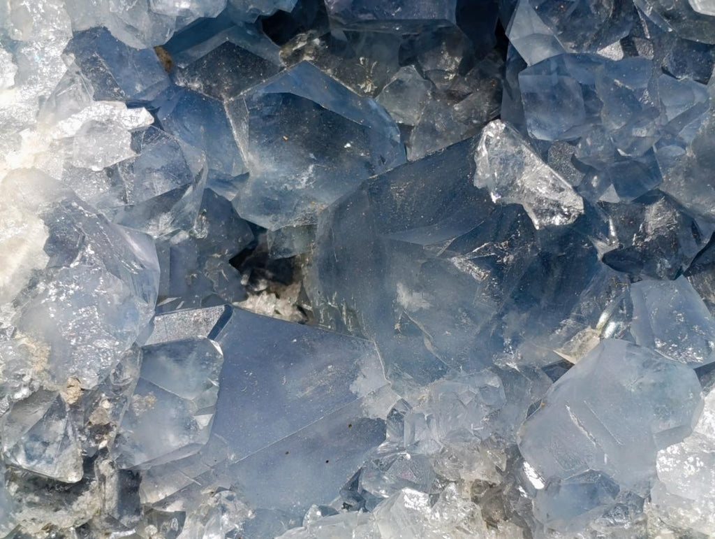 Natural Large Blue Celestite Cluster Specimen x 1 From Sakoany, Madagascar - Toprock Gemstones and Minerals 