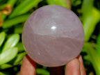 Polished Gemmy Star Rose Quartz Spheres x 4 From Madagascar - Toprock Gemstones and Minerals 