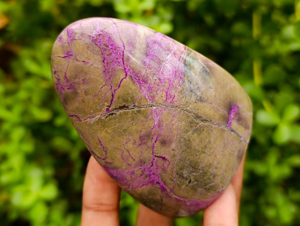 Polished Stichtite Standing Free Forms x 4 From Barberton, South Africa - Toprock Gemstones and Minerals 