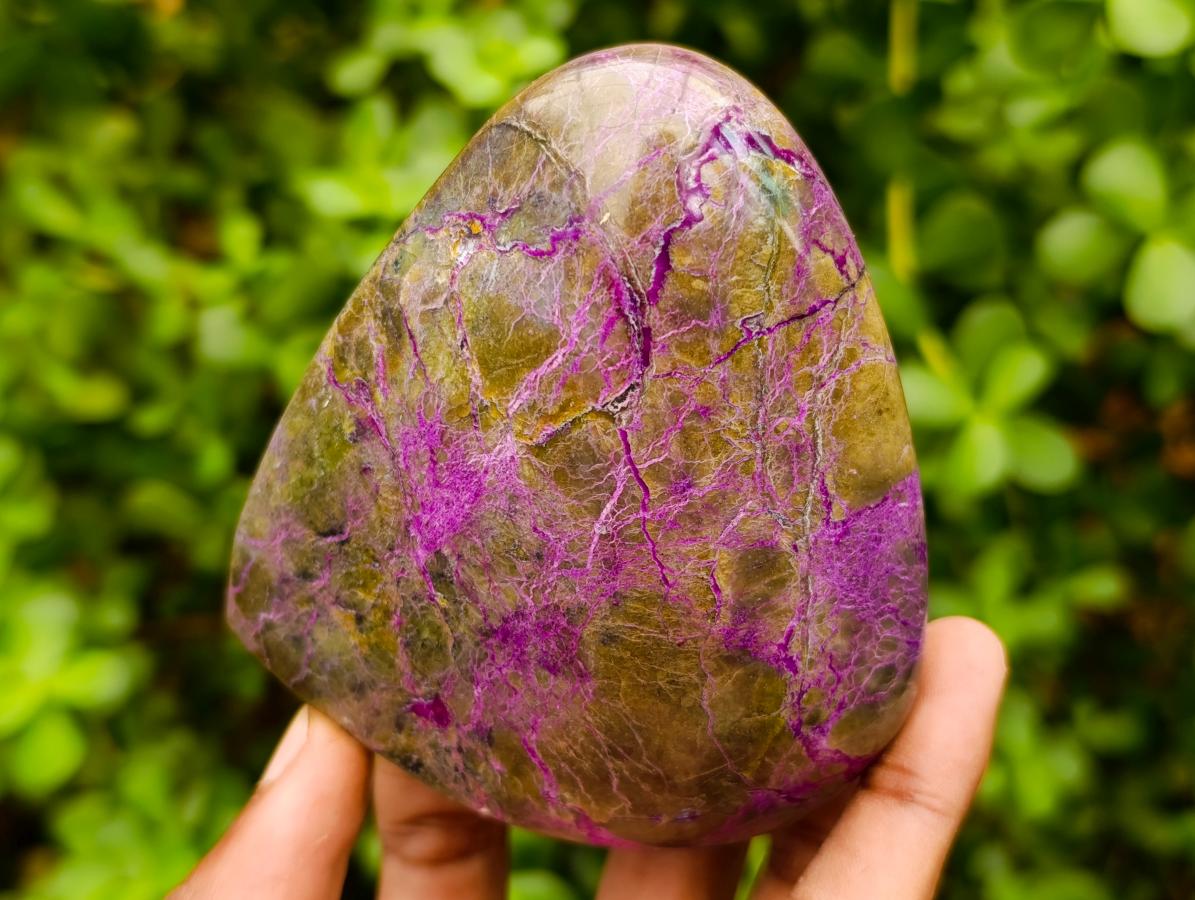 Polished Stichtite Standing Free Forms x 4 From Barberton, South Africa - Toprock Gemstones and Minerals 
