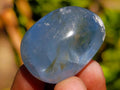 Polished Blue Celestite Free Forms x 70 From Sakoany, Madagascar - Toprock Gemstones and Minerals 