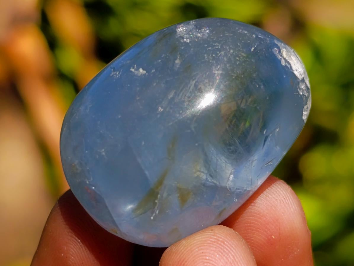 Polished Blue Celestite Free Forms x 70 From Sakoany, Madagascar - Toprock Gemstones and Minerals 