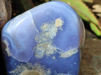 Polished Blue Lace Agate Standing Free Form x 1 From Nsanje, Malawi - Toprock Gemstones and Minerals 